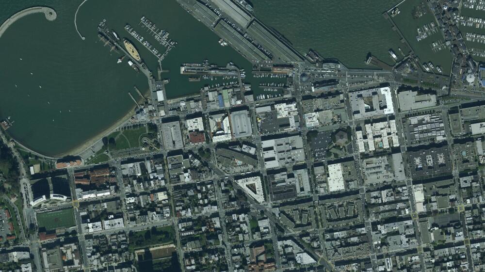High Resolution Orthoimagery - Fishermans Wharf - San Francisco, CA