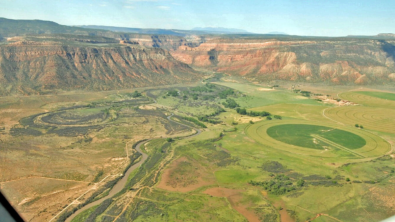 View of the Dolores River, Paradox Valley, CO