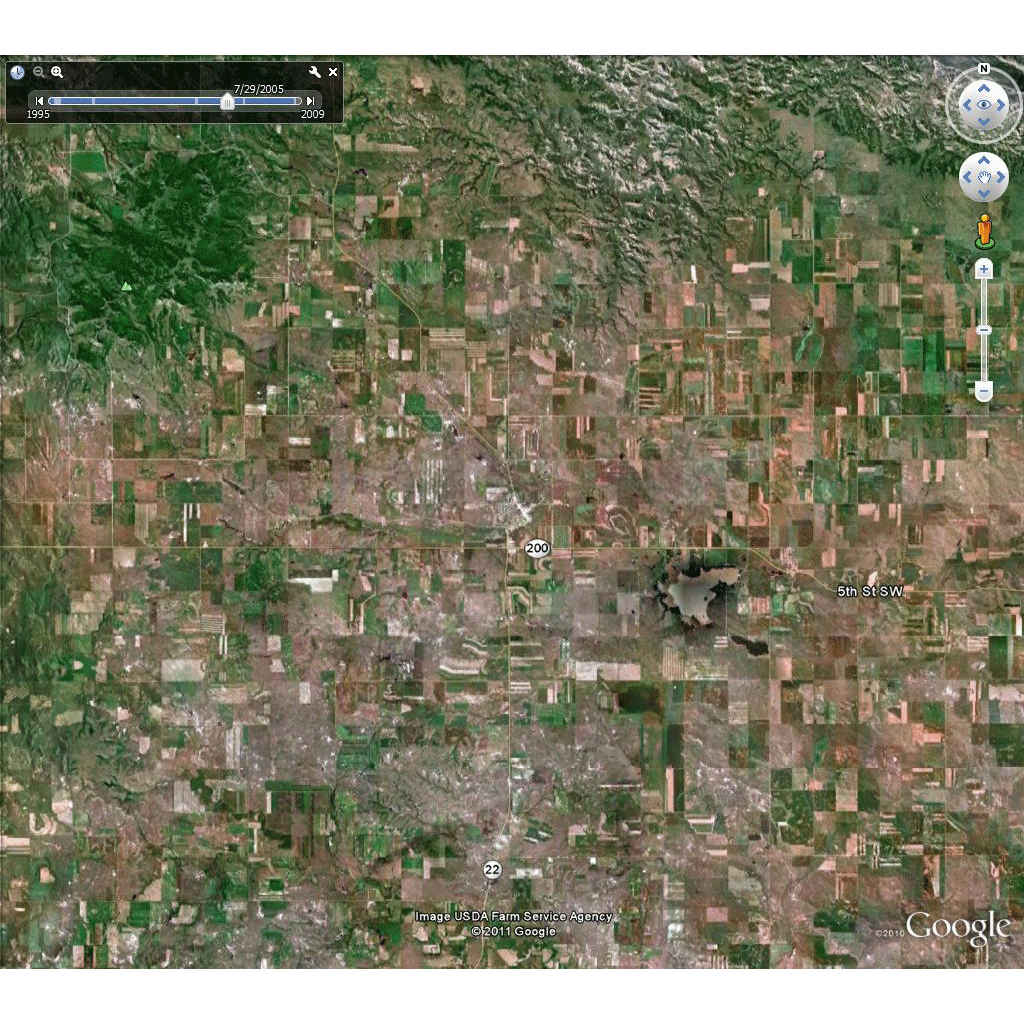 Animated map of energy development in North Dakota