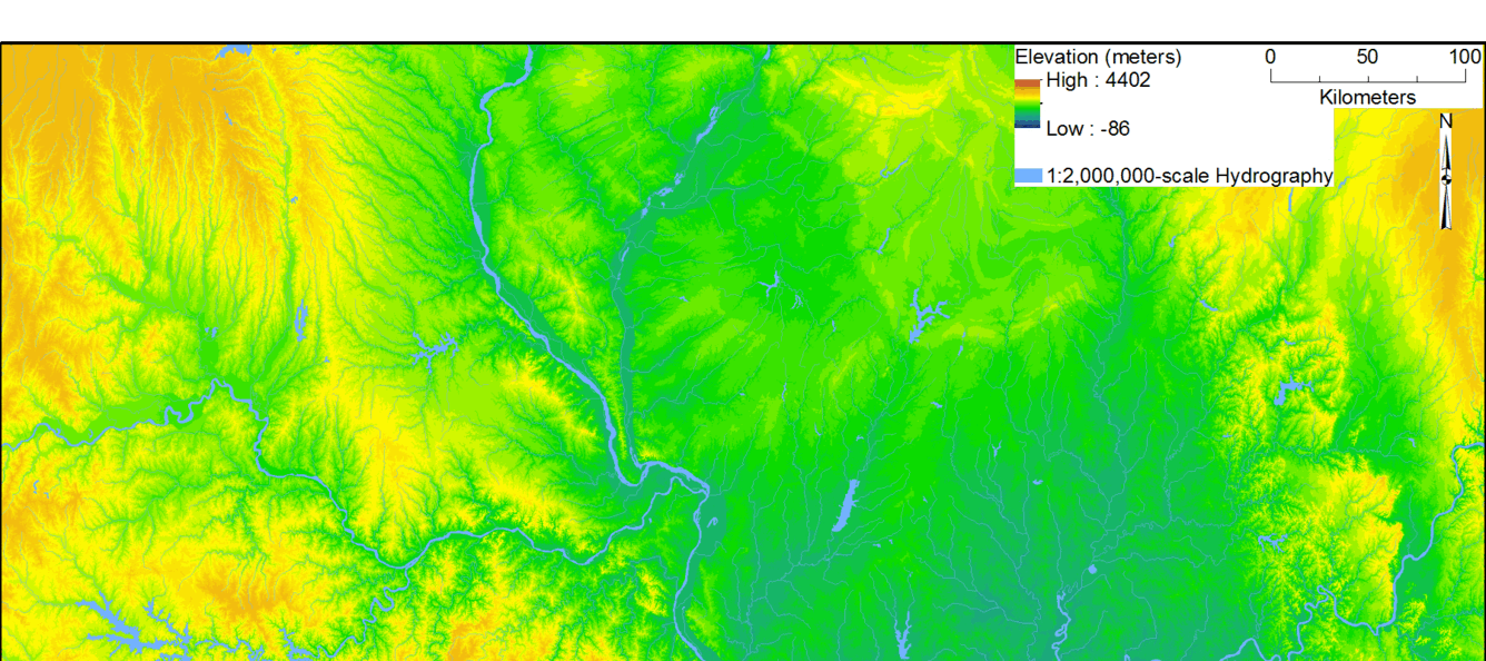 Elevation model CEGIS
