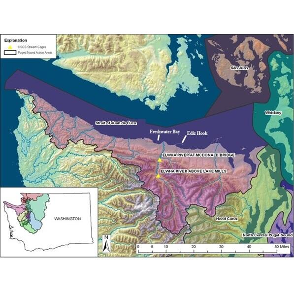 Elwha River Sediment Monitoring Study Area