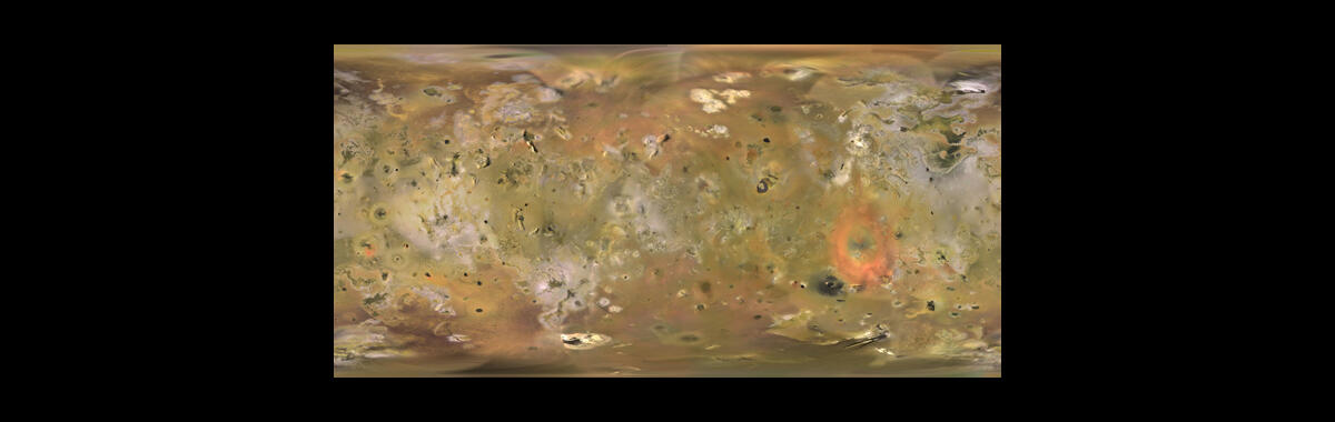 Color Galileo mosaic merged with high-resolution Voyager mosaic