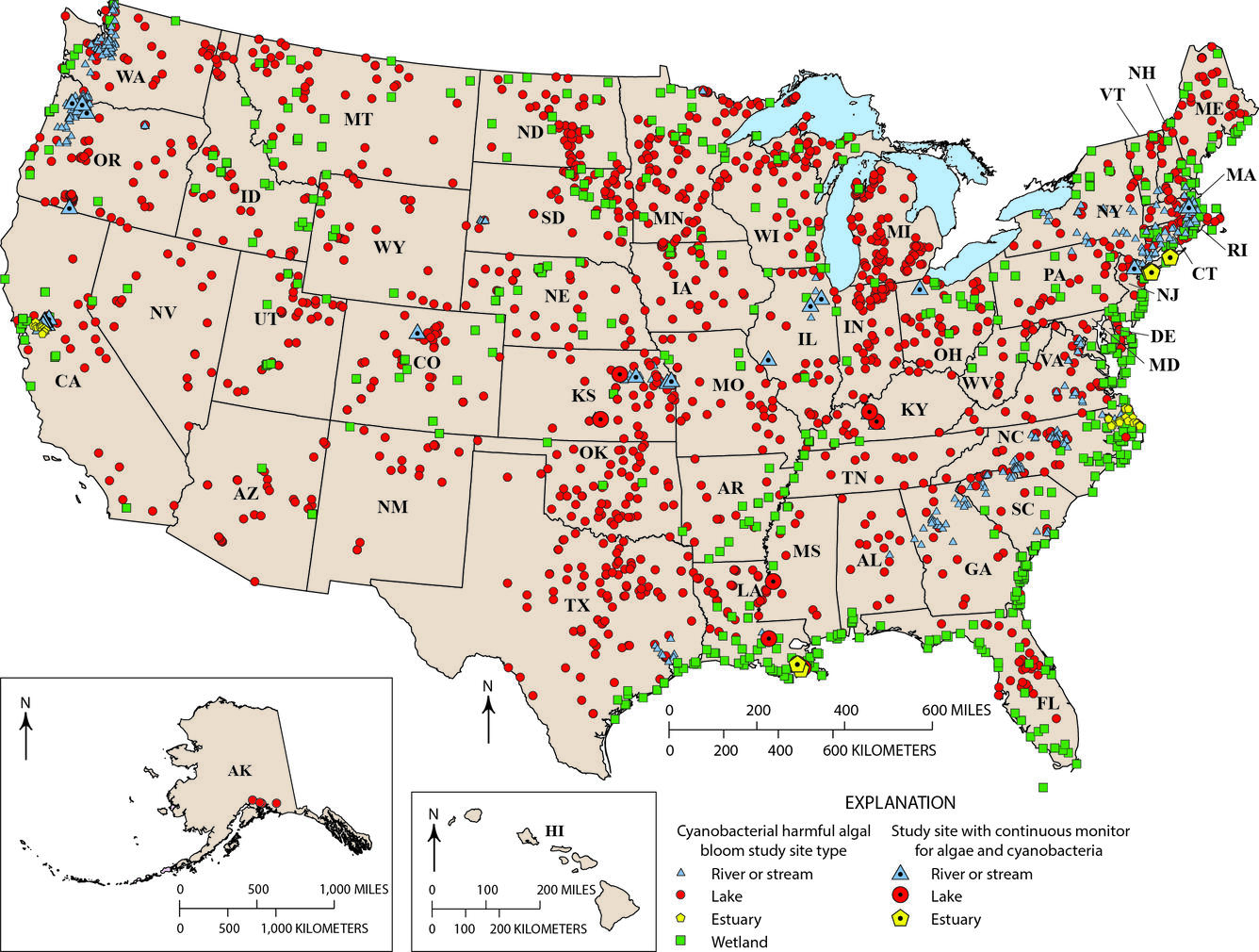 Nutrient hotspots, 2016