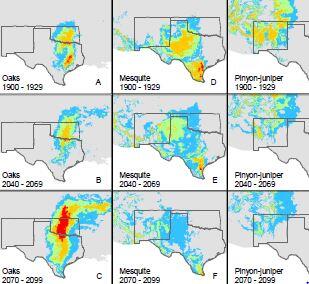 Future fire and climate suitability figures