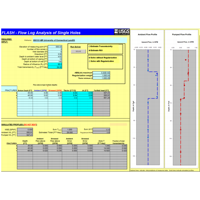 Screenshot of the software FLASH