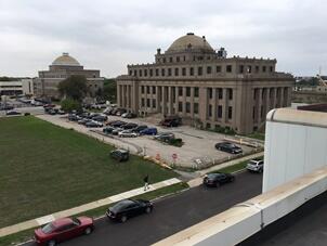 City Hall at Gary Indiana prior to any infrastructure improvements