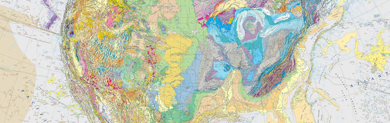 Screenshot of geologic map viewer