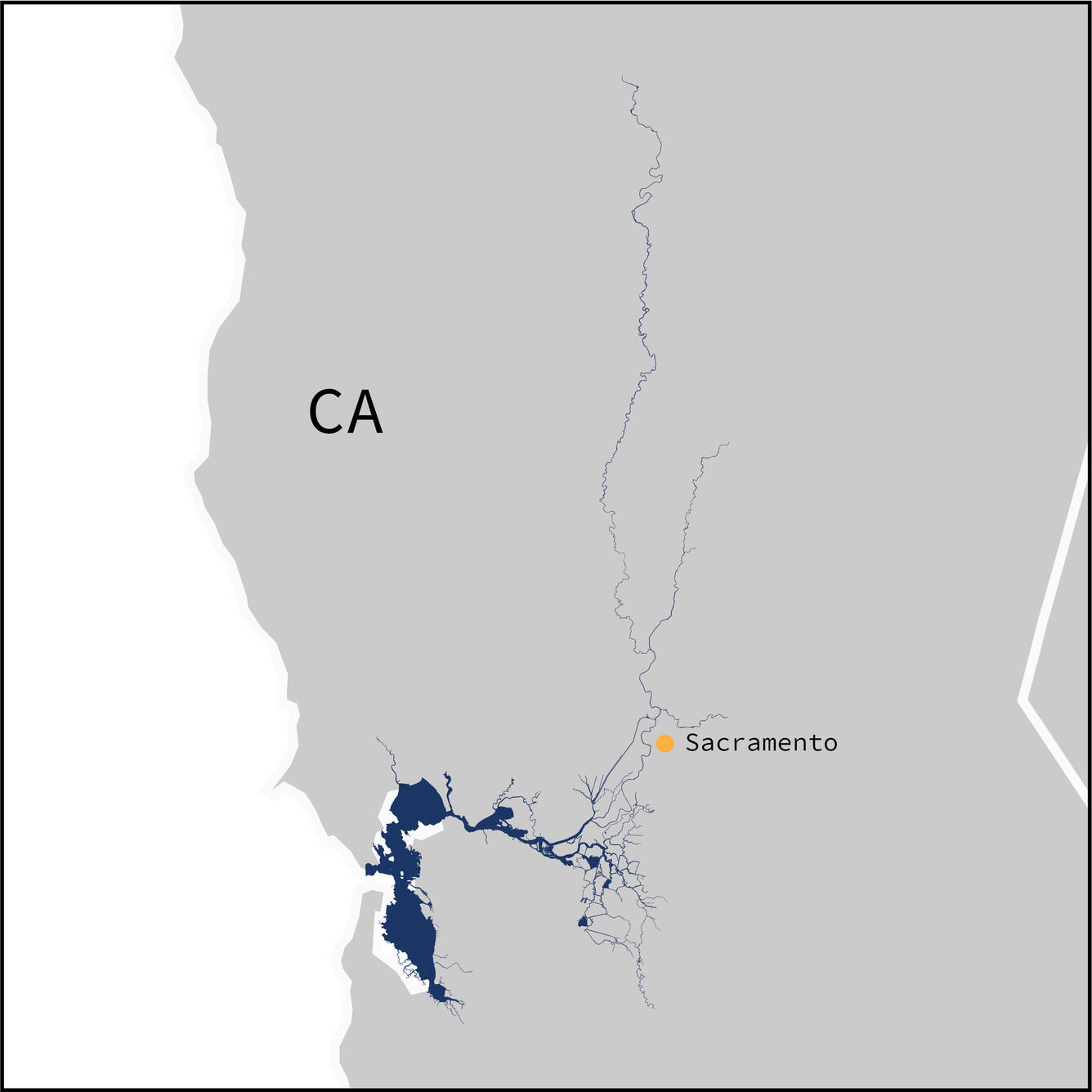 HAB CMF Project Detail Map: California Bay Delta