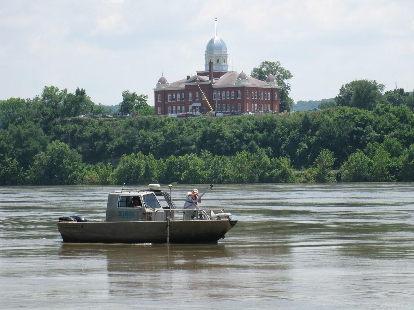 Boat on a river