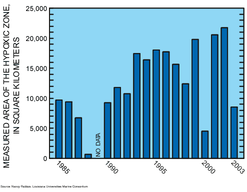 Graph of Hypoxic Zone Area