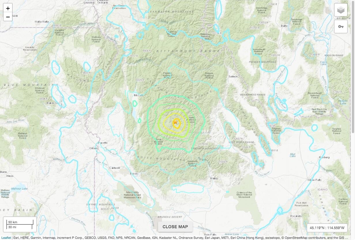 idaho quake