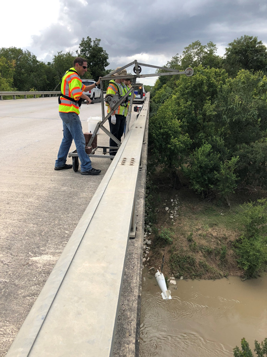 Suspended sediment loads in San Antonio Watershed