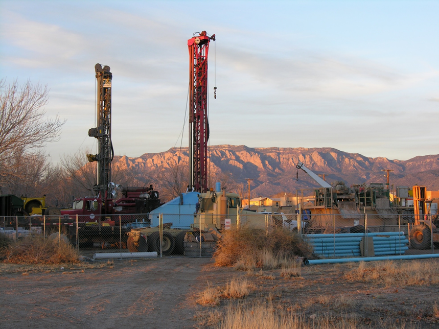 Drilling Rig at Kirtland Airforce Base