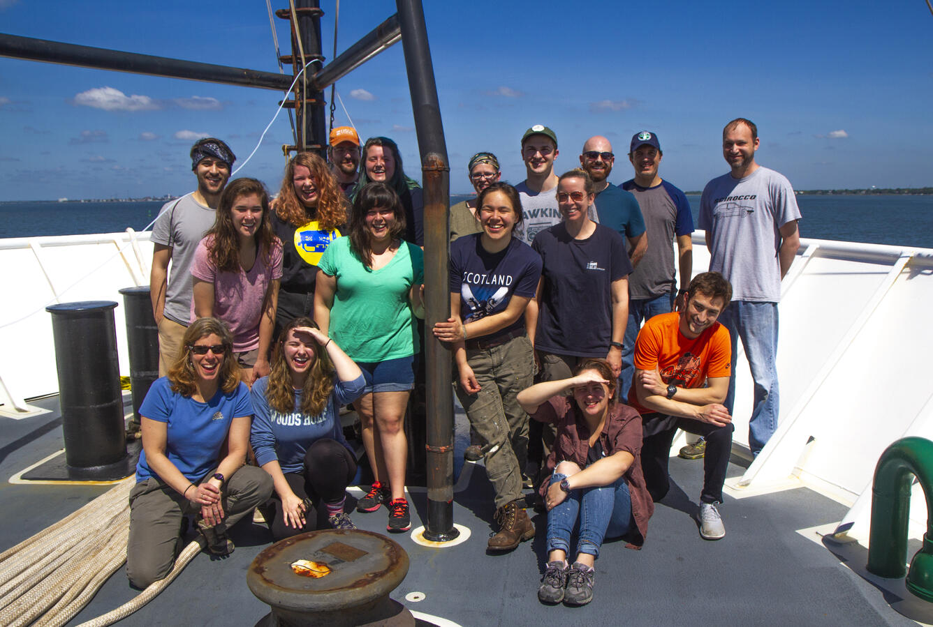 science team for second leg