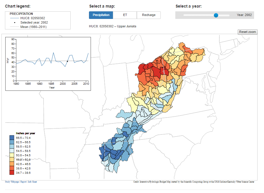 Interactive Aquifer map example