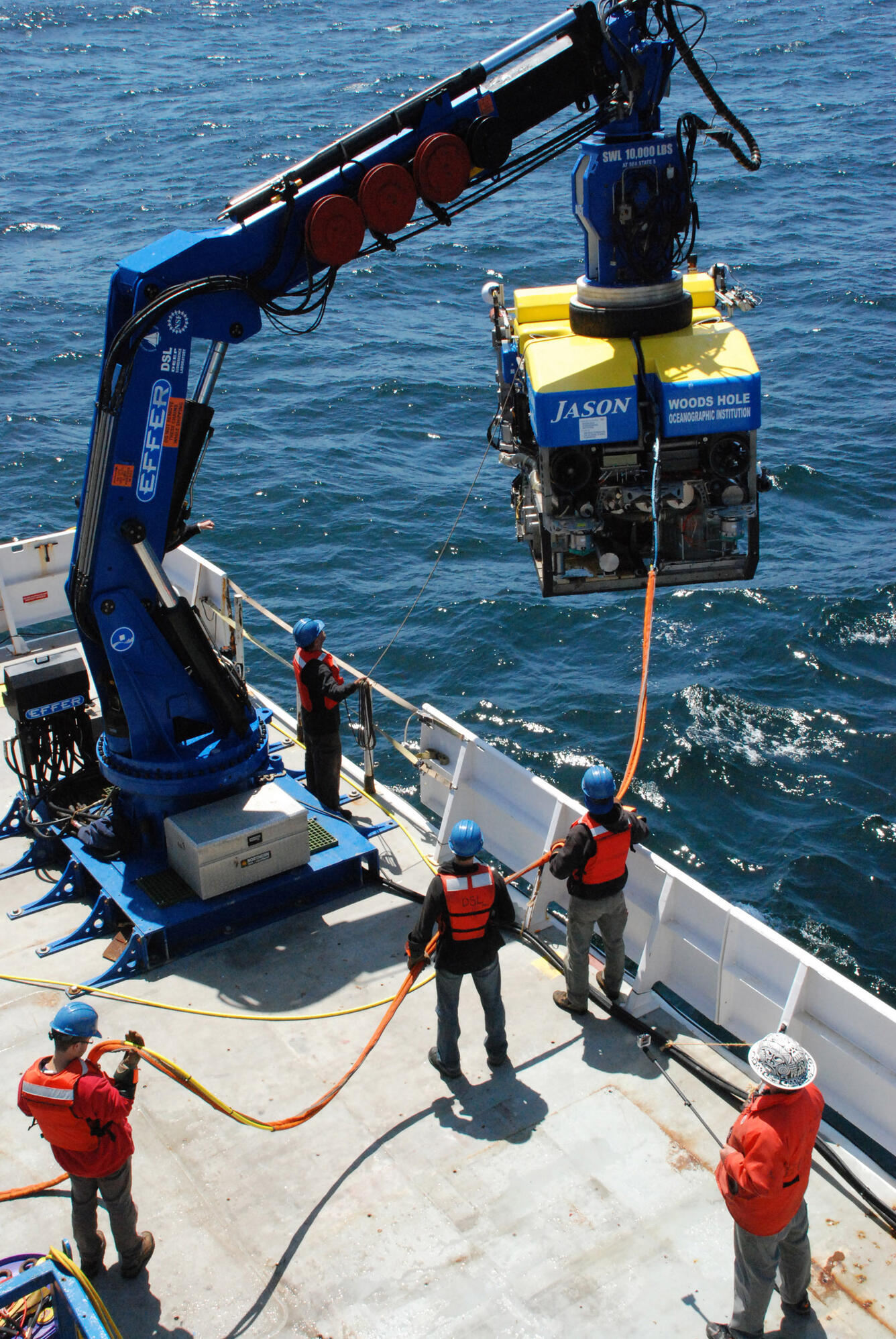 ROV Jason launch