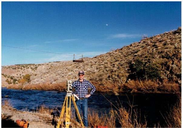 John Wilson - OKI WSC - surveying levels with a Total Station