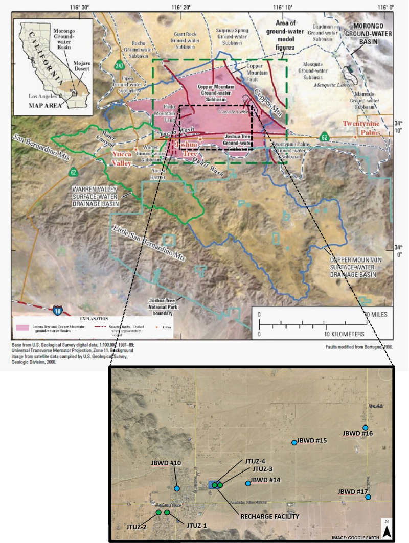 Map of Joshua Tree study area.