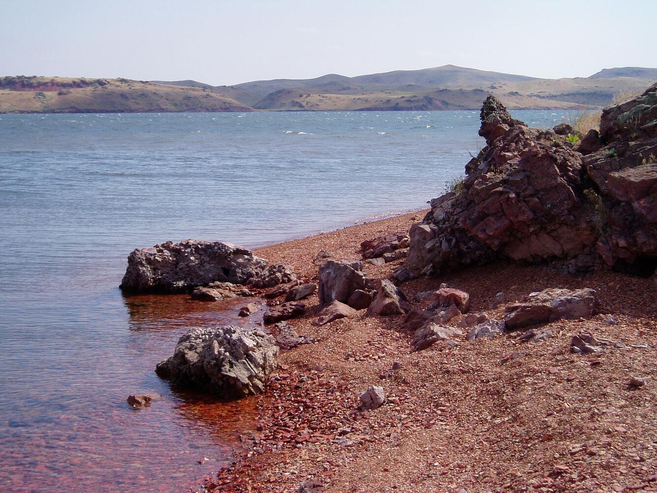 Lake DeSmet, north of Buffalo, Wyoming