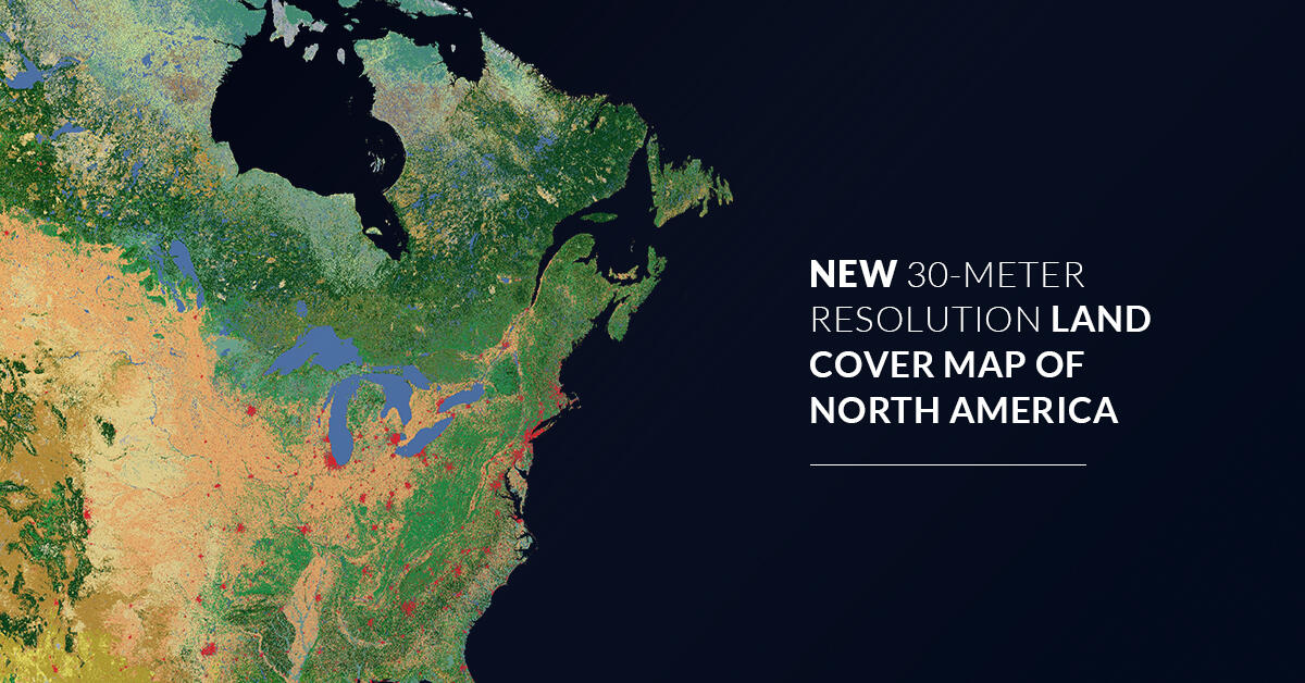 Color banner for North American Land Change Monitoring System