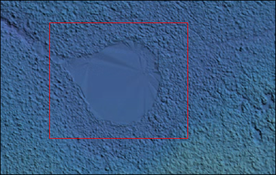 Missing waterbody breakline lidar error
