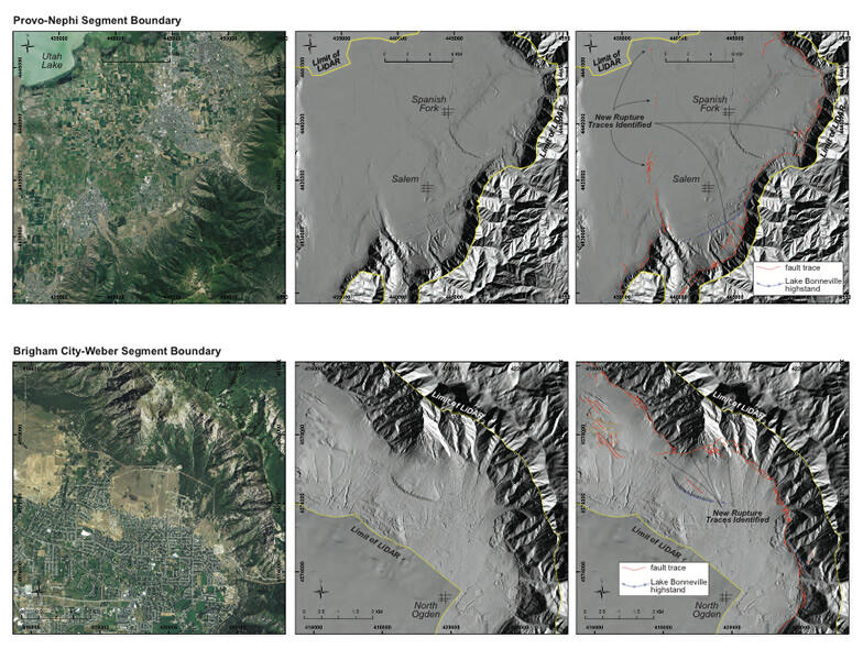 Satellite images of the trenches and in LiDAR.