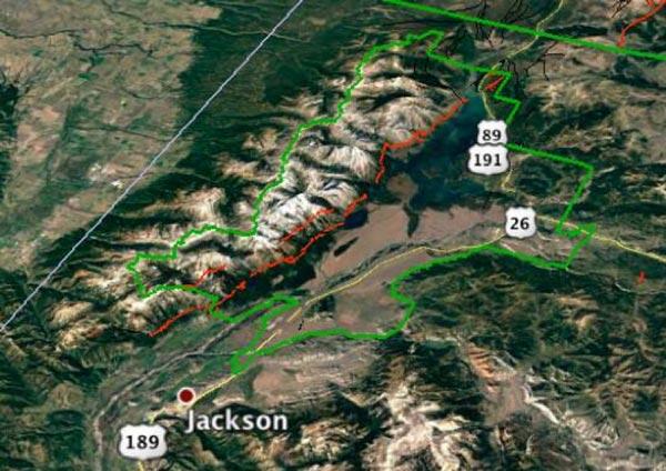 Teton Fault Map