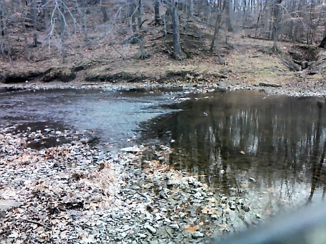 Black River at Elyria, OH - low flow at stream