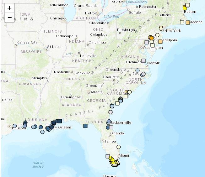 Coastal Salinity Index map 2021