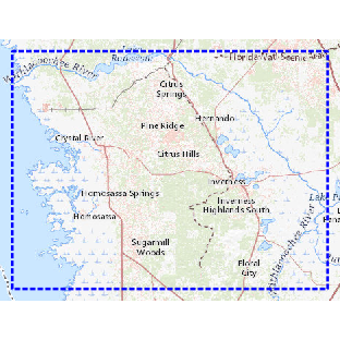 Reported and inventoried crop and irrigated acreage in Pasco County, Florida, 1982-2019