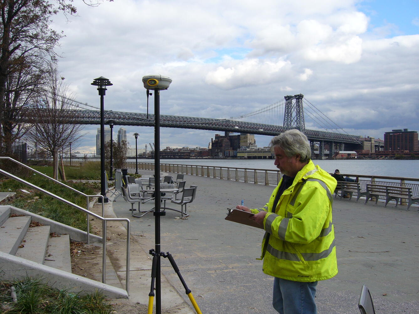 GNSS survey of high water mark