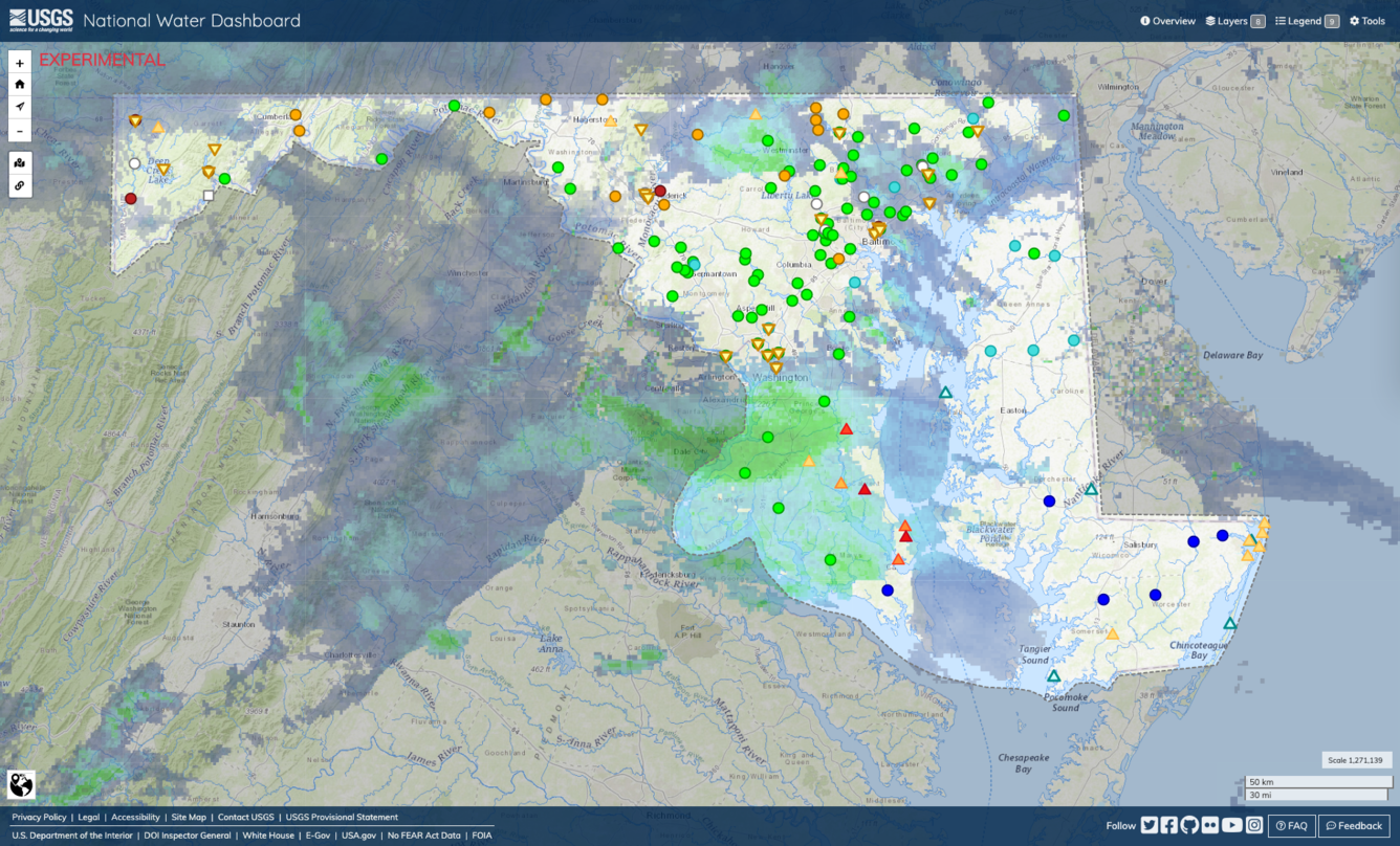 md.de.dc water dashboard screenshot