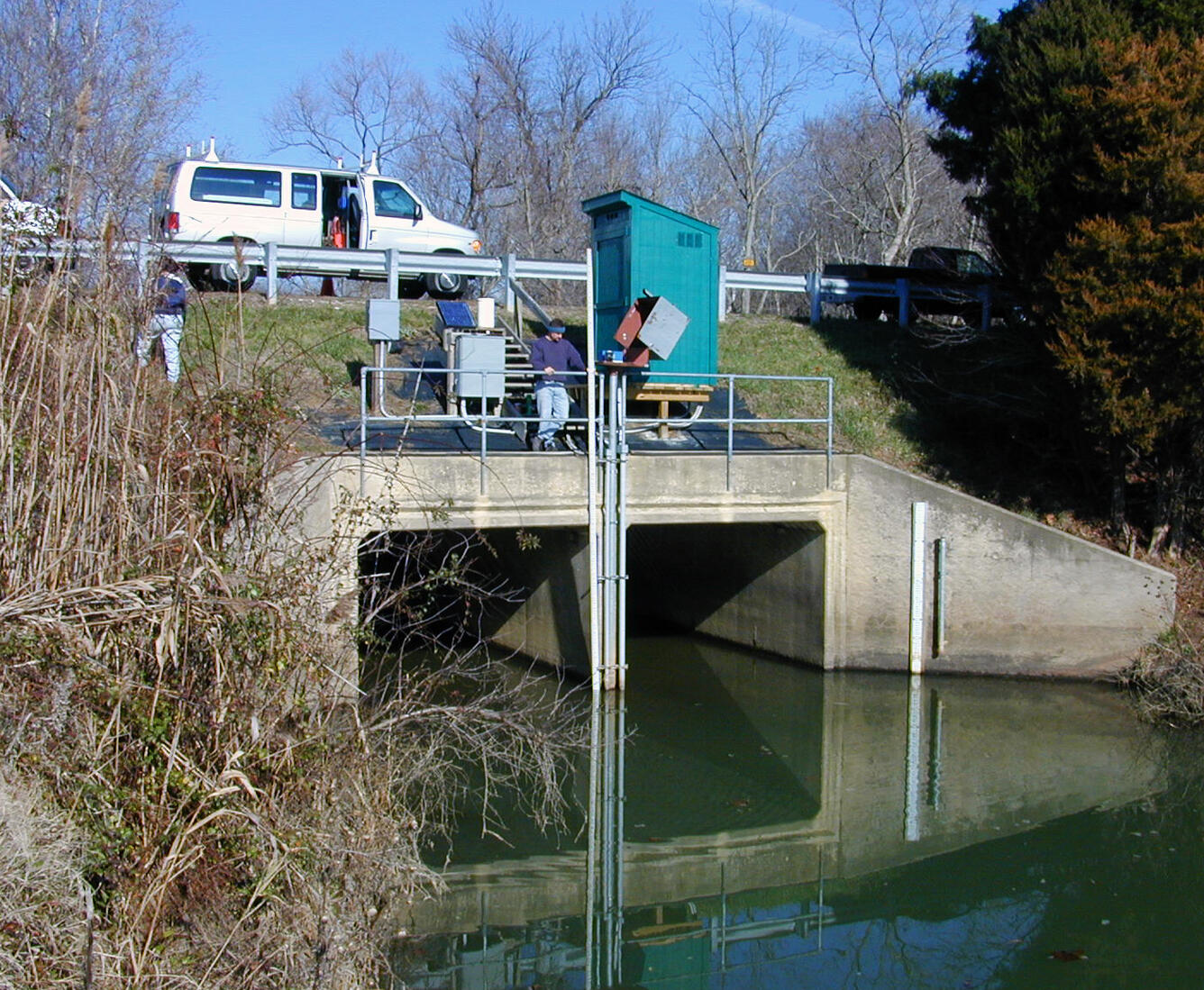 Measuring from Bridge in Chesterville, MD