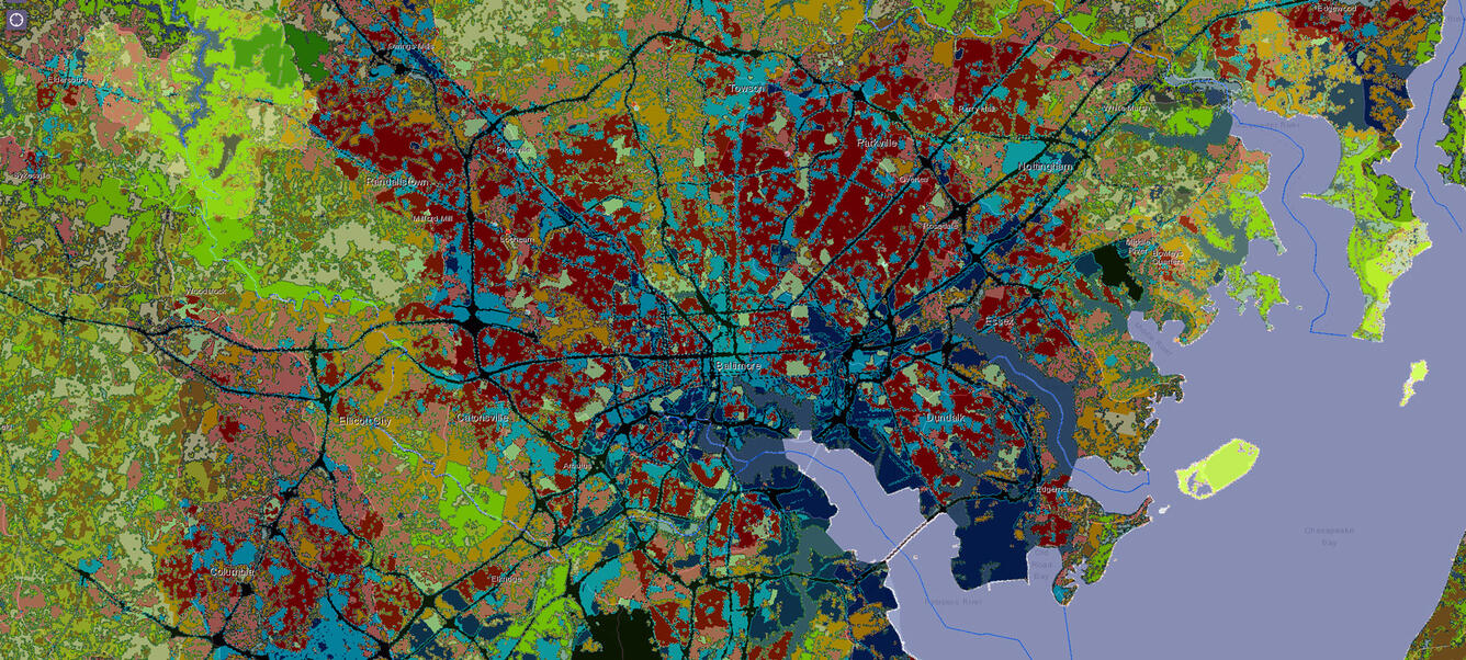 SPARROW Output Showing Phosphorus