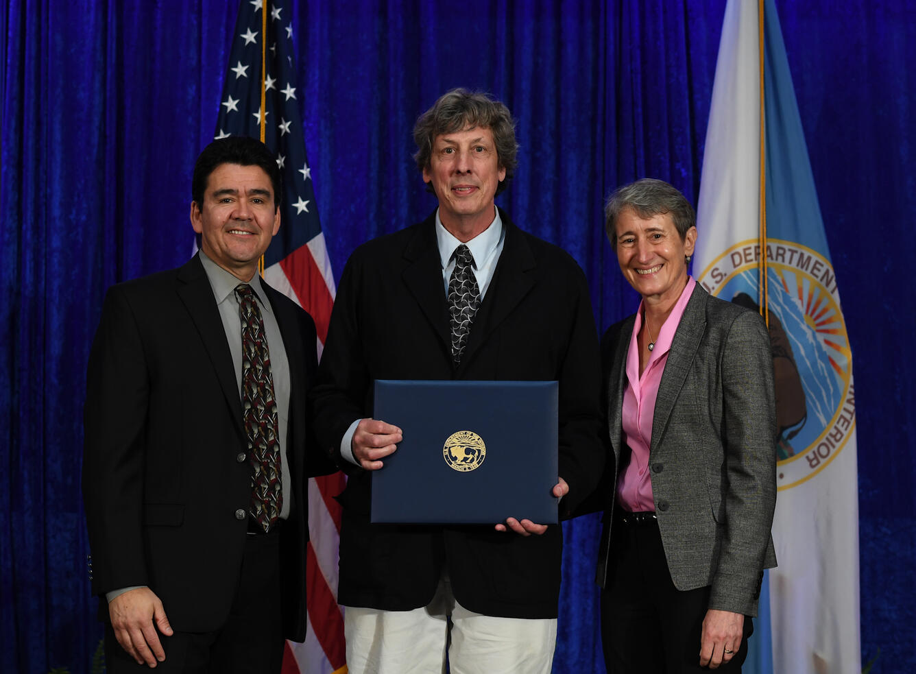 Dr. Michael T. Meyer receiving his Distinguished Service Award 