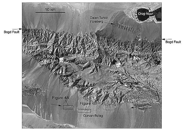 Active transform faults in Mongolia