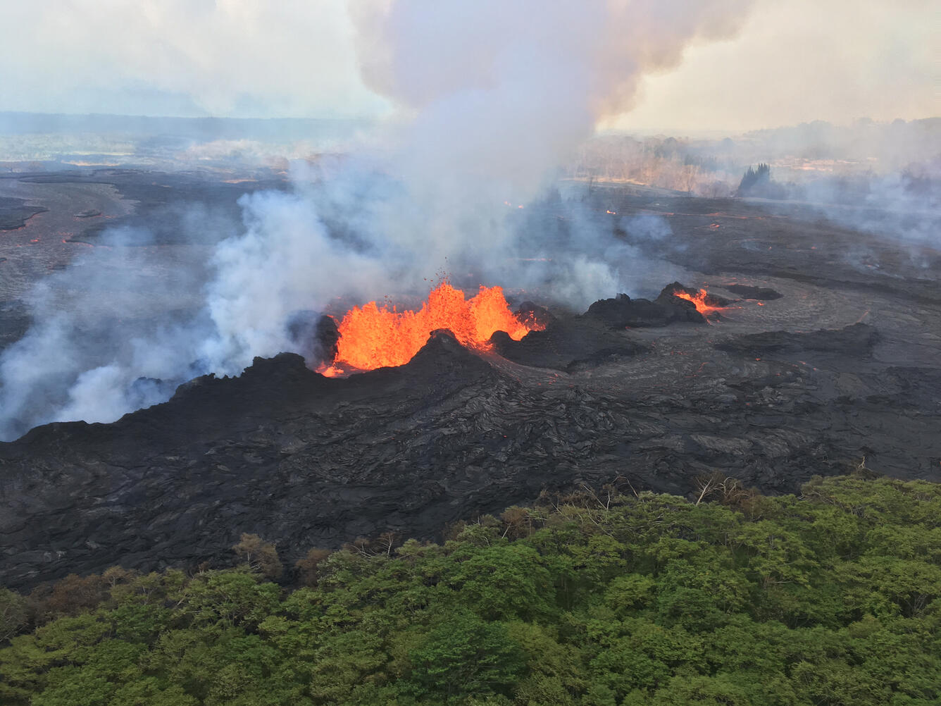 Lava fountains