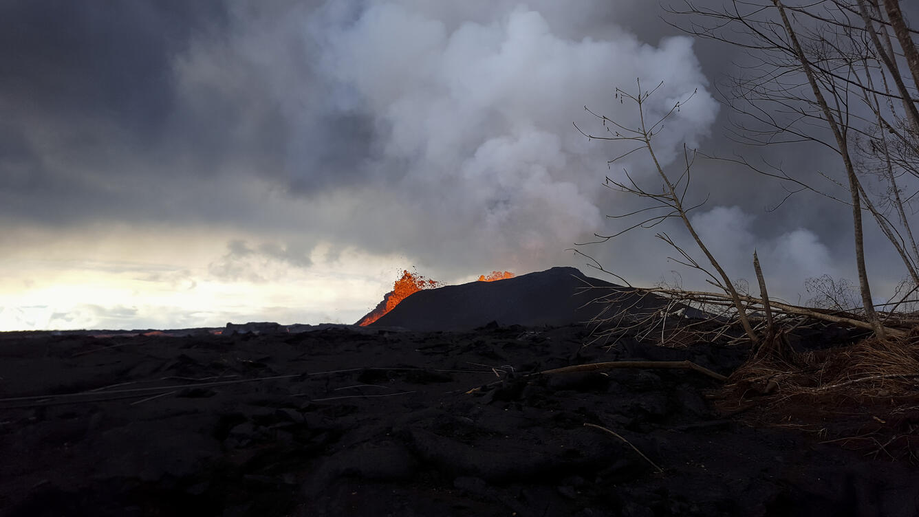 View of fissure 8