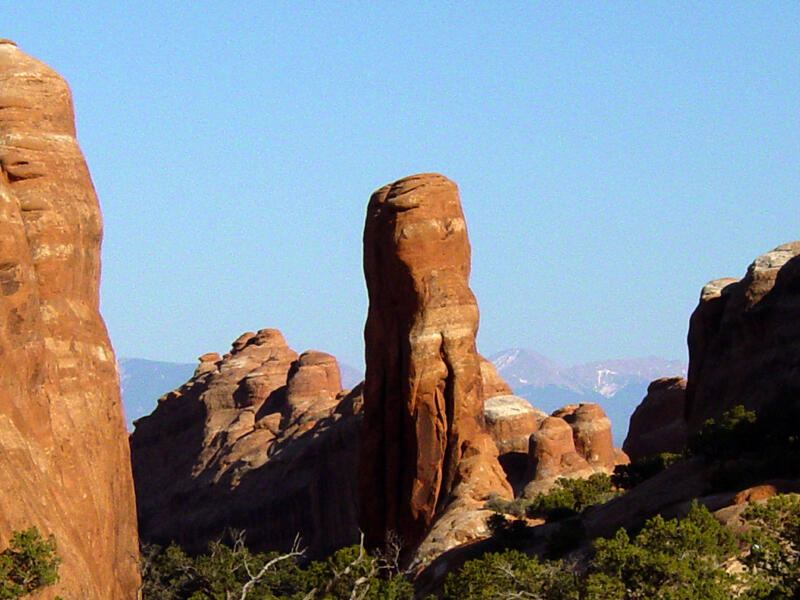 A pinnacle along the Devils Garden Trail