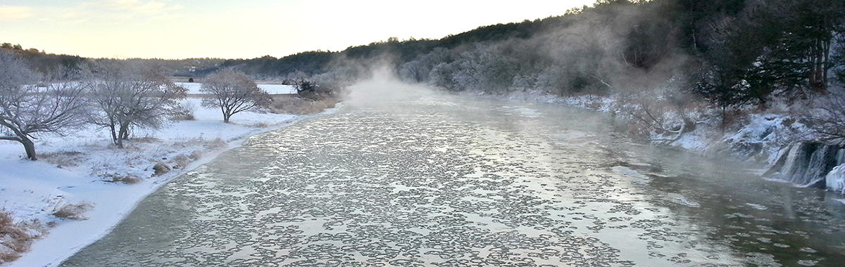 Niobrara River in winter