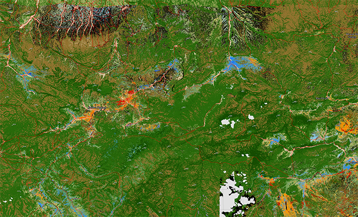 Image of Hyperspectral Surface Materials Map of Afghanistan