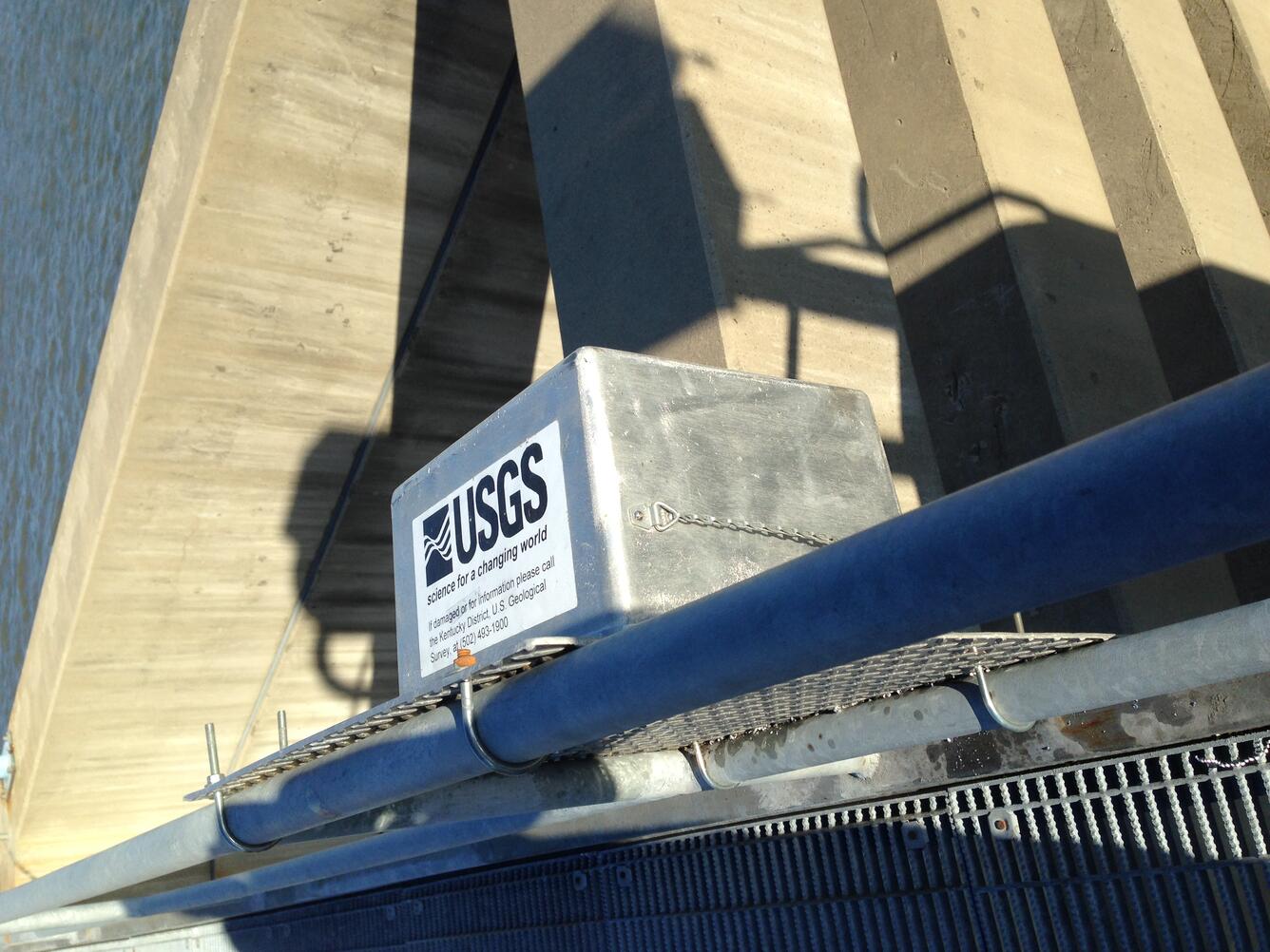 Ohio River at Olmsted IL - wire weight gage