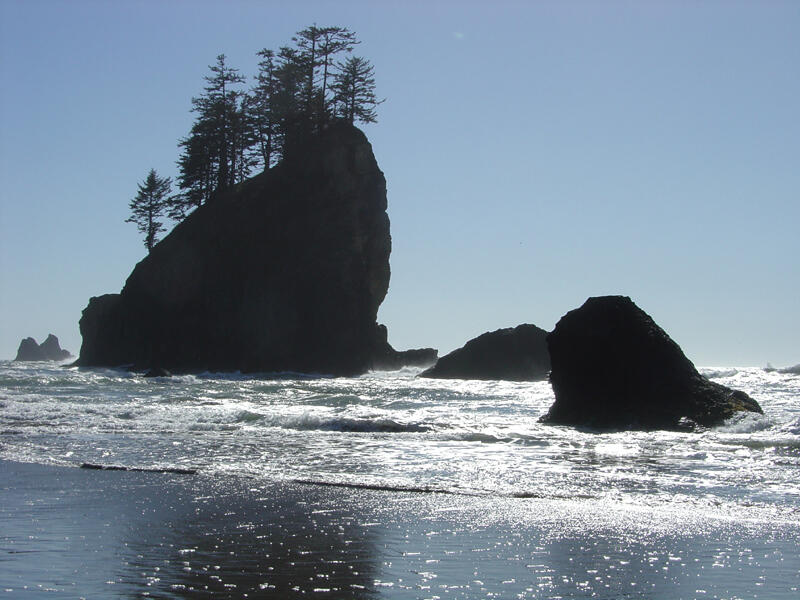 A photo of Sea Stacks.