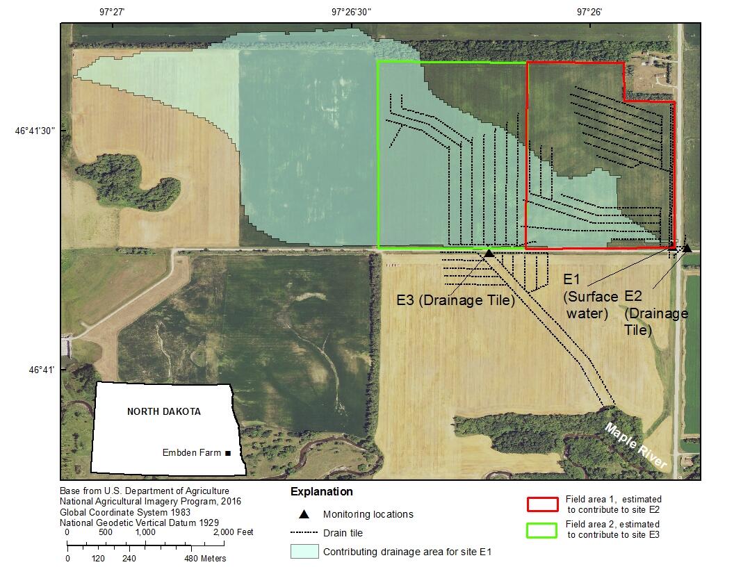 Site map for Embden Discovery Farm.