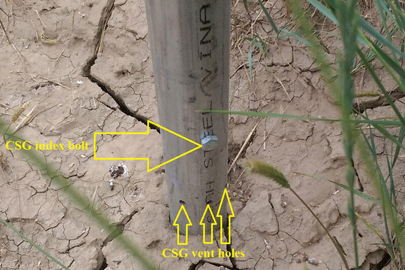 Crest-stage gage