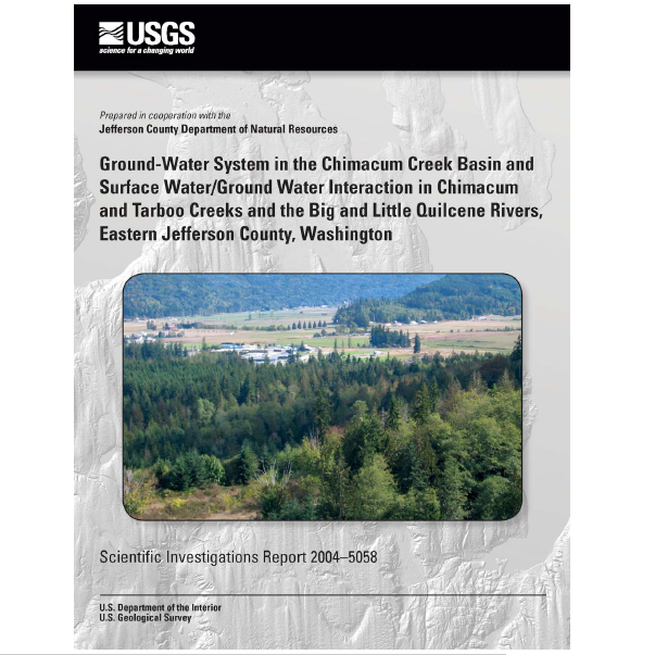 Ground-Water Flow Model for the Spokane valley-Rathdrum Prairie Aquifer Report Cover