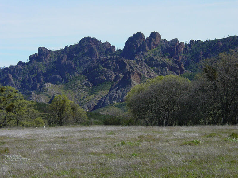 Pinnacles - west side of park	