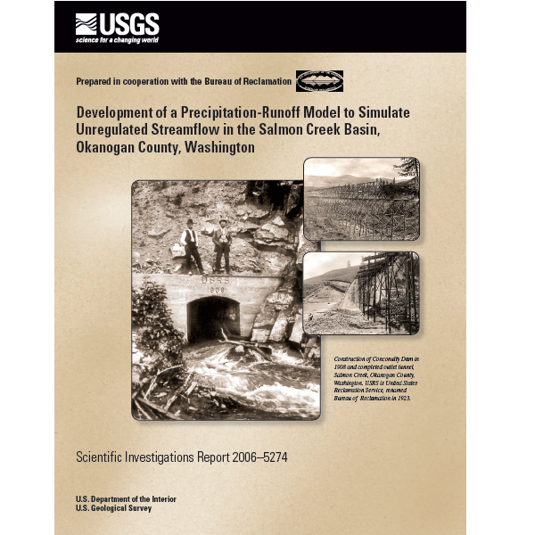 ReclamationDevelopment of a Precipitation-Runoff Model to Simulate Unregulated Streamflow Report Cover