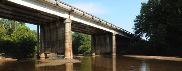 Tyger River near Delta, SC. Lowflow monitoring site.