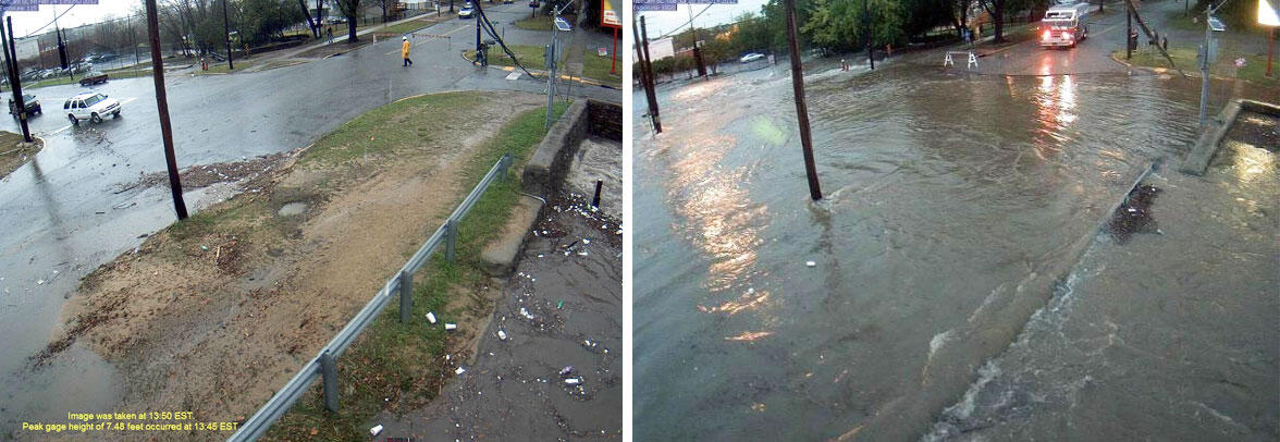 Webcam comparisons, Rocky Branch, Columbia, S.C.